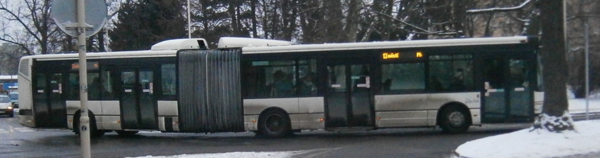 Starka(2C1 7275) Odjezd od autobusového nádraží (30.12.2014)